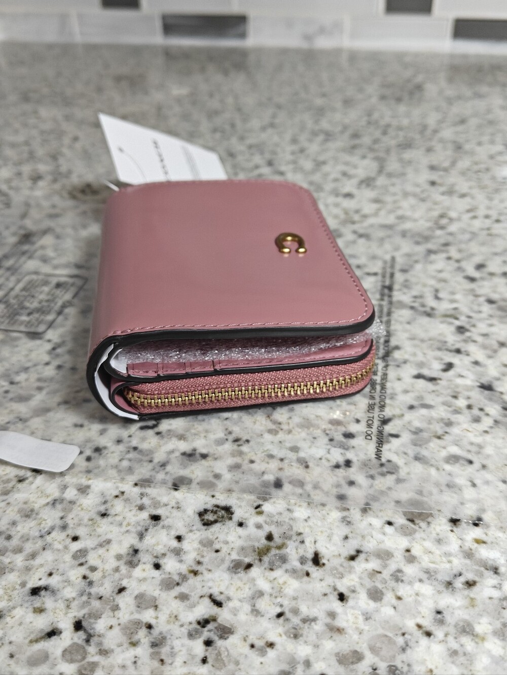 Coach Essential Billfold Wallet With Charms (peony pink) - Picture 7 of 11